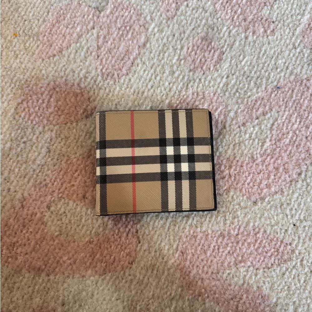 Classic Burberry Checkered Wallet